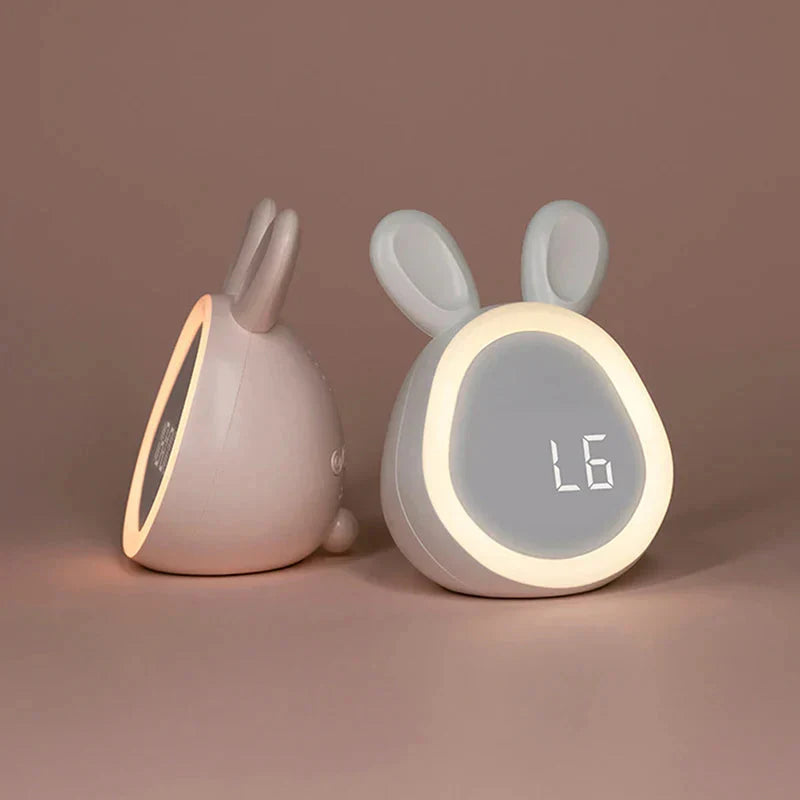 Sveglia per Bambini a Coniglio con Luce
