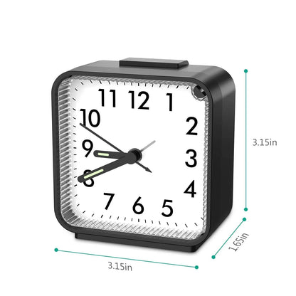Réveil à pile quartz lumineux