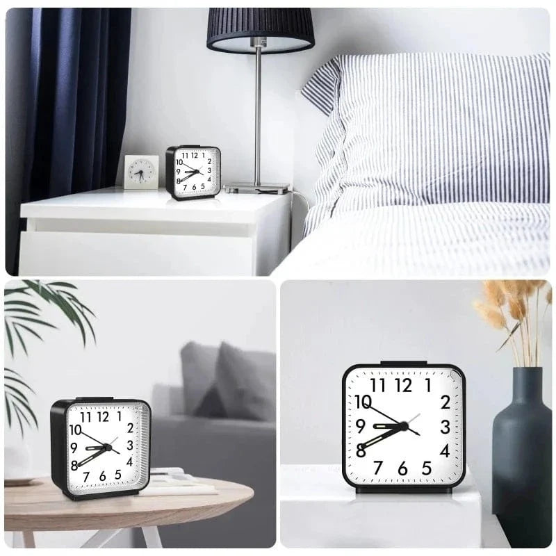 Réveil à pile quartz lumineux