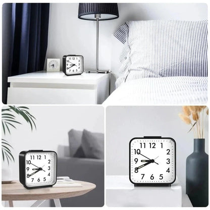 Réveil à pile quartz lumineux
