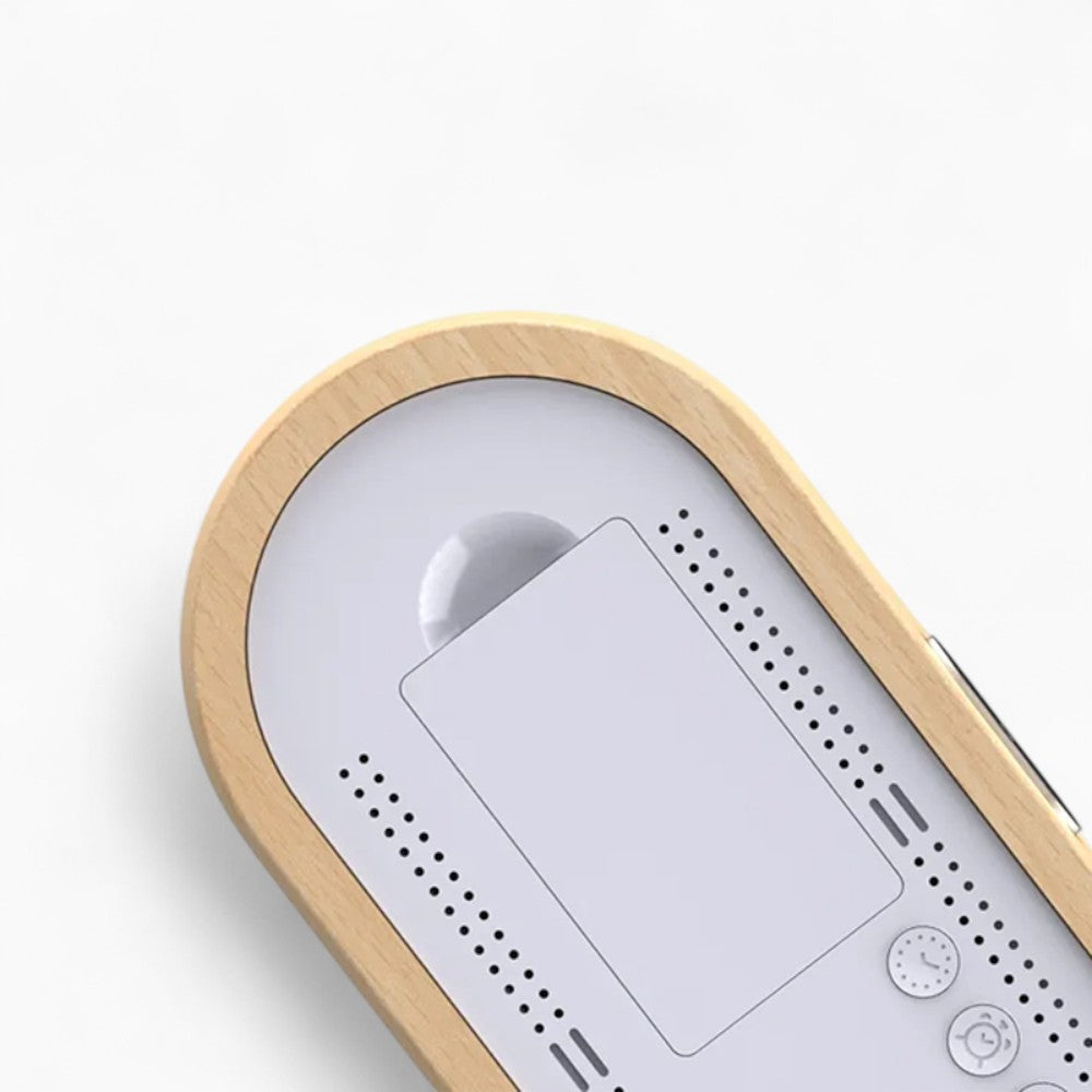 Sveglia in legno a LED
