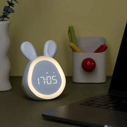 Sveglia per Bambini a Coniglio con Luce