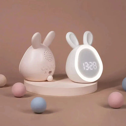 Sveglia per Bambini a Coniglio con Luce